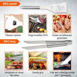 BBQ Accesoires Gereedschapset Koffer Set Tang Borstel Schort Barbecue Dagdeals - Chef Cook BBQ Accessoires Set -Keukengrill Winkel 1200x1200 623