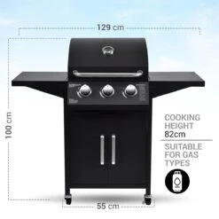MaxxGarden Gas Barbecue - 3 Branders - Incl. Gratis BBQ Set 14 MaxxGarden Gas Barbecue - 3 Branders - Incl. Gratis BBQ Set -Keukengrill Winkel 1200x1200 631
