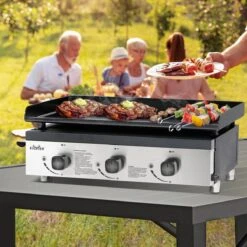 Bighorn Plancha Grill - Gasbarbecue – Tabletop – Draagbaar – 3 Branders -Keukengrill Winkel 1200x1200 648