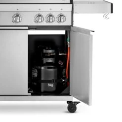 Burnhard Gas BBQ Big FRED Deluxe - 4 Branders - Incl. Keramische Infraroodbrander & Afdekhoes - Deluxe 27 Burnhard Gas BBQ Big FRED Deluxe - 4 Branders - Incl. Keramische Infraroodbrander & Afdekhoes - Deluxe -Keukengrill Winkel 1200x1200 655