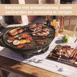 SUNTEC Elektrische BBQ 9493 - Geschikt Voor Buiten Als Tafelbarbecue Of Staande Barbecue - Barbecue Voor Balkon, Terras, Tuin En Camping - Elektrisch Barbecueën Met Max. 2400 Watt - Mobiel Onderstel -Keukengrill Winkel 1200x1200 690