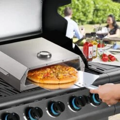 Bighorn Pizzaoven Met Pizzasteen Voor Barbecue - Grilloven - Draagbare - Edelstaal -Keukengrill Winkel 1200x1200 701