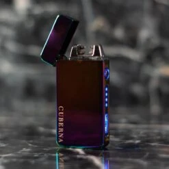 Merkloos Cuberna Elektrische Plasma USB Aansteker Met Batterij Indicator Rainbow - Wind En Storm Bestendig - Geschikt Voor Kaarsen, Vuurwerk, Sigaretten En BBQ -Keukengrill Winkel 1200x1200 74