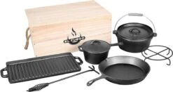 EL Fuego Dutch Oven Set Gietijzer 7-delig -Keukengrill Winkel 1200x637