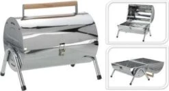 BBQ Collection Houtskoolbarbecue - Cilinder - Chroom 29 BBQ Collection Houtskoolbarbecue - Cilinder - Chroom -Keukengrill Winkel 1200x651