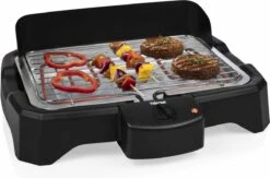 Tristar BQ-2824 Elektrische Barbecue - Tafel BBQ 34,5 X 23 Cm - Regelbare Thermostaat - 2000 Watt - Zwart -Keukengrill Winkel 1200x793