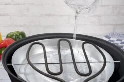 Alpina Elektrische BBQ - Tafel-Barbecue - Geen Rook - Binnen Barbecueën - 1250W - Ø 30 Cm - Zwart -Keukengrill Winkel 1200x798 9