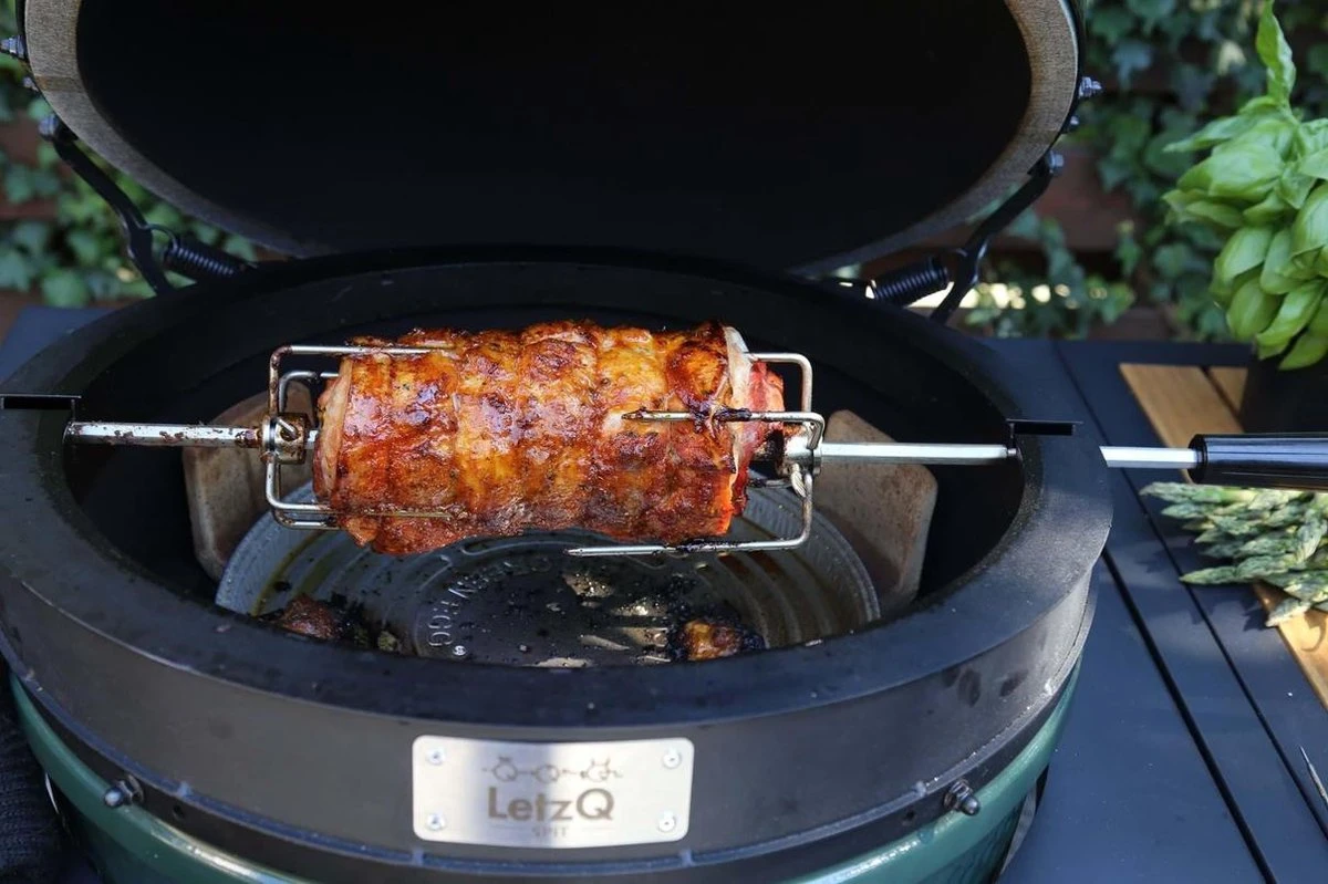 LetzQ Draaispit Rotisserie Kamado 18" Inch Roostermaat - Large 5 LetzQ Draaispit Rotisserie Kamado 18" Inch Roostermaat - Large - Afbeelding 3