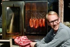 2-L Home & Garden XL Rookoven - RVS - 80x40x28 Cm - 3 Etages -Keukengrill Winkel 1200x800 66