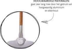 Boska Pizzaschep Barbecue - Kort Handvat - Stabiel - Aluminium - Eikenhout - BBQ Accessoires -Keukengrill Winkel 1200x811