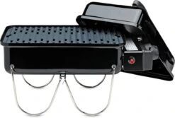 Weber Go-Anywhere Gas Barbecue - 41x26 Cm - Roestvrijstalen Branders - Gasregelkop - Incl. Deksel -Keukengrill Winkel 1200x812