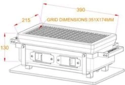 YAKINIKU Rechthoekige Shichirin | Konro- & Yakitori Grill -Keukengrill Winkel 1200x821 1