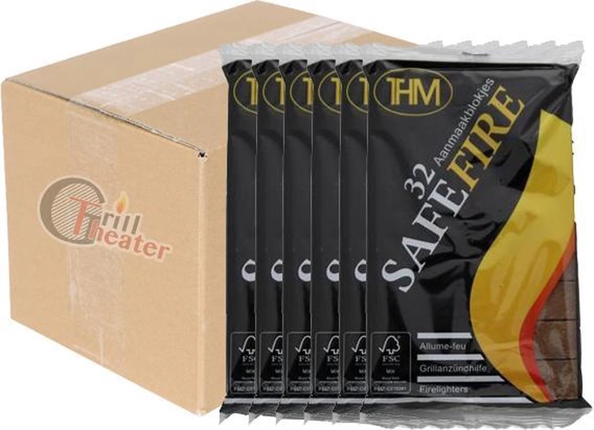 24 Pakjes Bruine Aanmaakblokjes á 32 3 24 Pakjes Bruine Aanmaakblokjes á 32