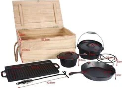 EL Fuego Dutch Oven Set Gietijzer 7-delig -Keukengrill Winkel 1200x872 1