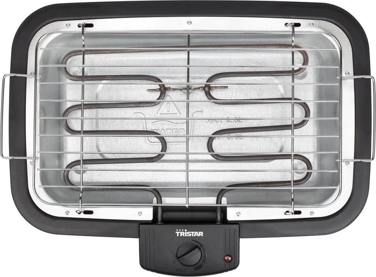 Tristar BQ-2813 Electrische Tafelbarbecue - Grilloppervlak (LxB) 38x22 Cm - 2000W - Zwart 5 Tristar BQ-2813 Electrische Tafelbarbecue - Grilloppervlak (LxB) 38x22 Cm - 2000W - Zwart - Afbeelding 3