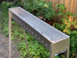 Spiedini Saté-bbq Bali 80 - Saté Houtskoolbarbecue Met Horizontaal Rooster - 80 Cm Lang, 11 Cm Breed - Materiaal: Gealuminiseerd Ijzer -Keukengrill Winkel 1200x899 10