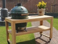 BBQ Tafel - Geschikt Voor Big Green Large/Bastard Large/Bastard Large Urban/Yakiniku 19 Inch/Monolith Large - Eikenhout - 87 Cm -Keukengrill Winkel 1200x900 16