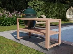 BBQ Tafel - Geschikt Voor Big Green Large/Bastard Large/Bastard Large Urban/Yakiniku 19 Inch/Monolith Large - Eikenhout - 87 Cm -Keukengrill Winkel 1200x900 17