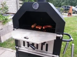 Merkloos MaxxGarden Pizza Oven - Smoker Barbecue Houtskool 45 X 65 X 158cm -Keukengrill Winkel 1200x900 23