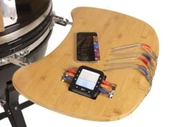 Patton - Kamado 21" - Premium Black - Keramische Barbecue - Incl. Bluetooth Kerntemperatuurmeter - LED Verlichting - Large - Compleet - Zwart -Keukengrill Winkel 1200x900 36