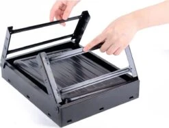 Merkloos Decopatent® Portable Houtskool BBQ - Barbecue - Inklapbaar - Barbecue Houtskool - Tafel Grill - Camping - Strand - Festival - Park -Keukengrill Winkel 1200x909 1