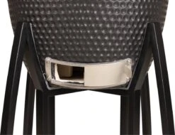 Patton - Kamado 21" - Premium Black - Keramische Barbecue - Incl. Bluetooth Kerntemperatuurmeter - LED Verlichting - Large - Compleet - Zwart -Keukengrill Winkel 1200x923