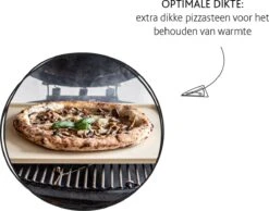 Boska Pizzasteen Deluxe Rechthoek - Voor De Oven - Knapperige Pizza's - 40x32 Cm - BBQ Accessoires -Keukengrill Winkel 1200x942 1
