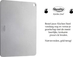 Pizzasteen Van Staal – Pizza Steen - Pizza En Brood Bakken - 40 X 30 X 0,6 Cm - Cadeau Voor Man - Kitchen Steel By Qwality 12 Pizzasteen Van Staal – Pizza Steen - Pizza En Brood Bakken - 40 X 30 X 0,6 Cm - Cadeau Voor Man - Kitchen Steel By Qwality -Keukengrill Winkel 1200x944