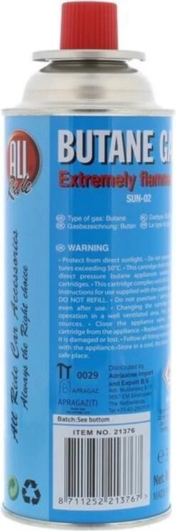 All Ride Butaan Gas / Navulgas -Keukengrill Winkel 398x1200