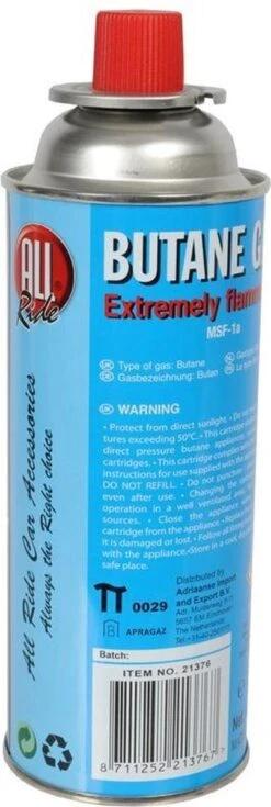 All Ride Butaan Gas / Navulgas -Keukengrill Winkel 403x1200