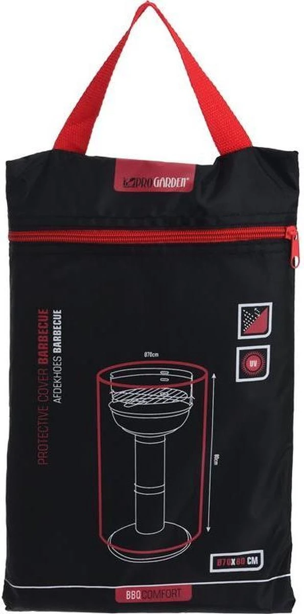 Pro Garden ProGarden Barbecuehoes Rond 70x80 Cm 7 Pro Garden ProGarden Barbecuehoes Rond 70x80 Cm - Afbeelding 5