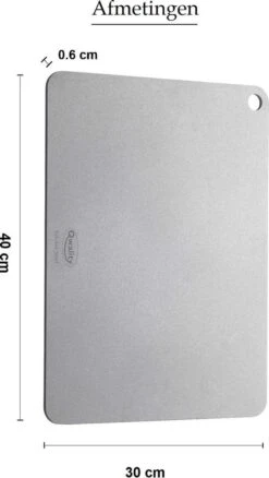 Pizzasteen Van Staal – Pizza Steen - Pizza En Brood Bakken - 40 X 30 X 0,6 Cm - Cadeau Voor Man - Kitchen Steel By Qwality 10 Pizzasteen Van Staal – Pizza Steen - Pizza En Brood Bakken - 40 X 30 X 0,6 Cm - Cadeau Voor Man - Kitchen Steel By Qwality -Keukengrill Winkel 677x1200