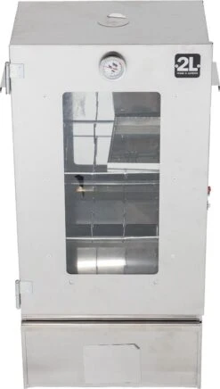 2-L Home & Garden XL Rookoven - RVS - 80x40x28 Cm - 3 Etages -Keukengrill Winkel 680x1200