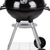 BBQ Collection Houtskoolbarbecue - Kogelbarbecue 45 X 60 Centimeter - Ronde Barbecue - Barbecue Op Wielen - Zwart - Metaal -Keukengrill Winkel 735x1200