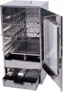 2-L Home & Garden XL Rookoven - RVS - 80x40x28 Cm - 3 Etages -Keukengrill Winkel 824x1200 2