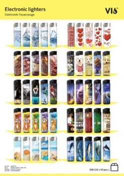 Klik Aanstekers 50 Stuks In Tray Navulbaar - Vio Deal Electronic Aansteker - Unilite Lighters -Keukengrill Winkel 848x1200