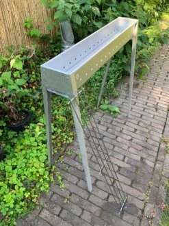 Spiedini Saté-bbq Bali 80 - Saté Houtskoolbarbecue Met Horizontaal Rooster - 80 Cm Lang, 11 Cm Breed - Materiaal: Gealuminiseerd Ijzer -Keukengrill Winkel 899x1200 11