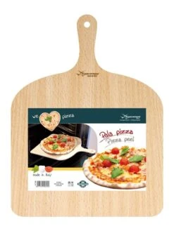 ETNA Pizza Set - Grote Pizzasteen & GRATIS Pizzaschep - 30 Cm X 38 Cm - Echt Italiaanse Pizzasteen - Broodbaksteen - BBQ Pizzasteen - Gemaakt Van Lavasteen Uit De Etna - Non-stick - Eppicotispai -Keukengrill Winkel 901x1200