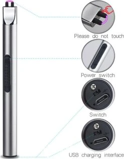 Staza Oplaadbare Lange Elektrische Aansteker - Duurzame Plasma Aansteker - Inclusief Cadeauverpakking - BBQ - Kaarsen -Keukengrill Winkel 935x1200
