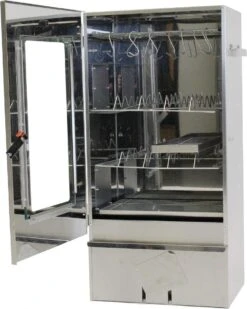 2-L Home & Garden XL Rookoven - RVS - 80x40x28 Cm - 3 Etages -Keukengrill Winkel 958x1200