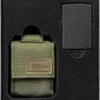 Zippo Tactical Molle Pouch / Hoes En Black Crackle Benzine Aansteker Geschenk Set OD Green -Keukengrill Winkel 994x1200